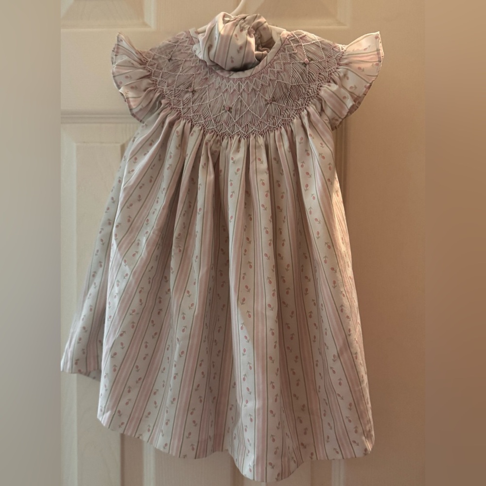 Floral Smocked Kids Matching Set